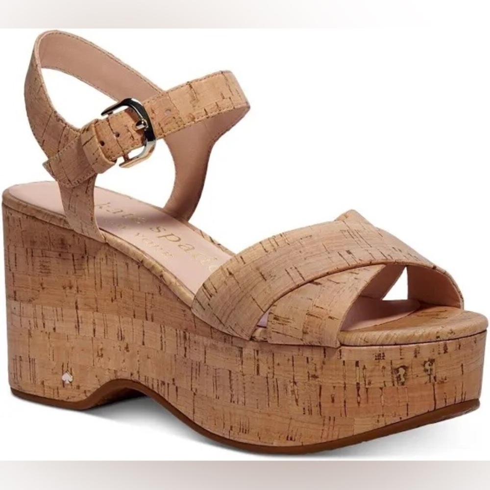 Kate Spade cork wedges size 7